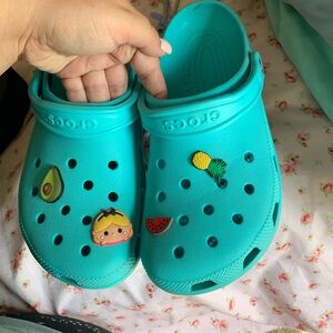 Blue crocs
